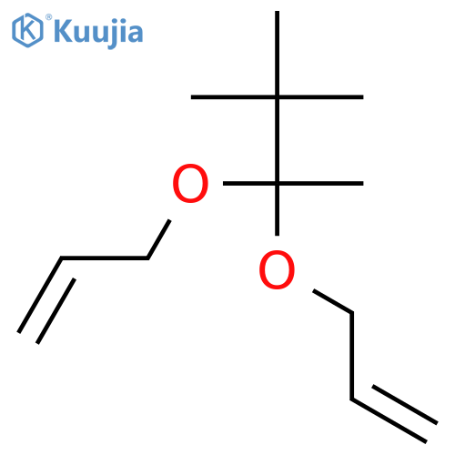 Butane, 2,2-dimethyl-3,3-bis(2-propenyloxy)- structure