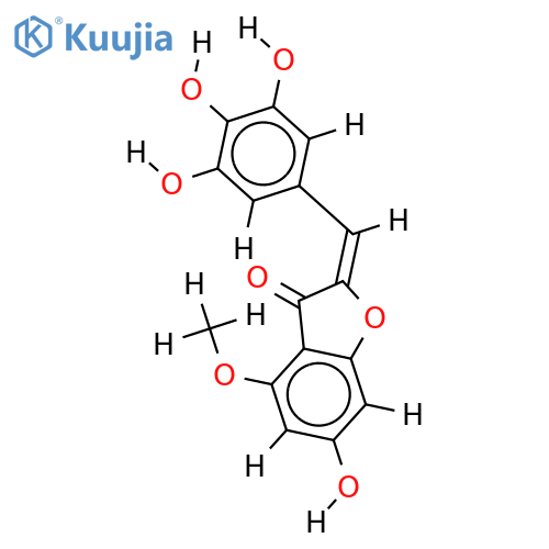 4-Me ether-3',4,4',5',6-Pentahydroxyaurone structure