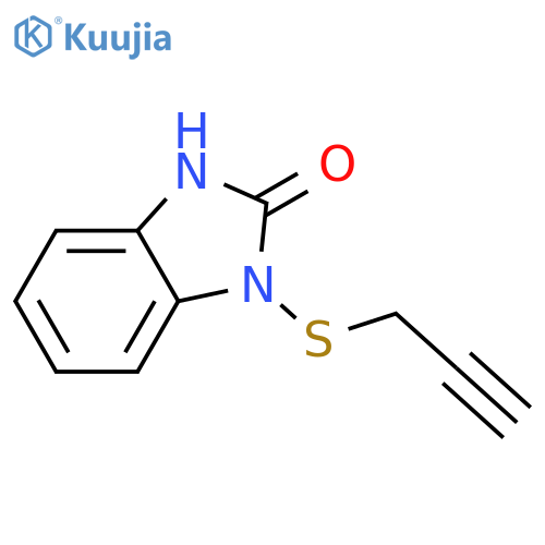 2H-BENZIMIDAZOL-2-ONE, 1,3-DIHYDRO-1-(2-PROPYNYLTHIO)- structure