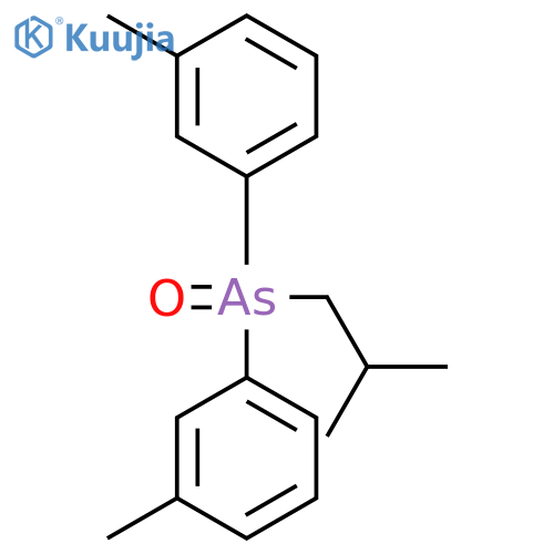 Arsine oxide, bis(3-methylphenyl)(2-methylpropyl)- structure