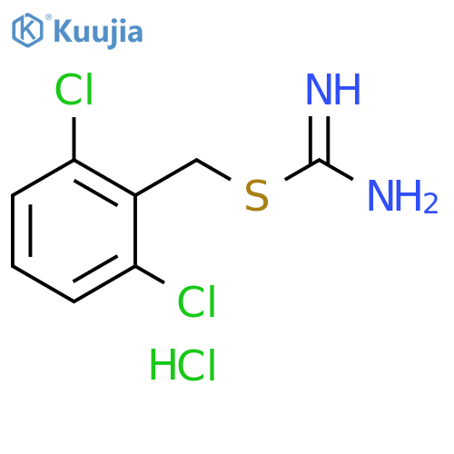 Carbamimidothioic acid, (2,6-dichlorophenyl)methyl ester, hydrochloride (1:1) structure