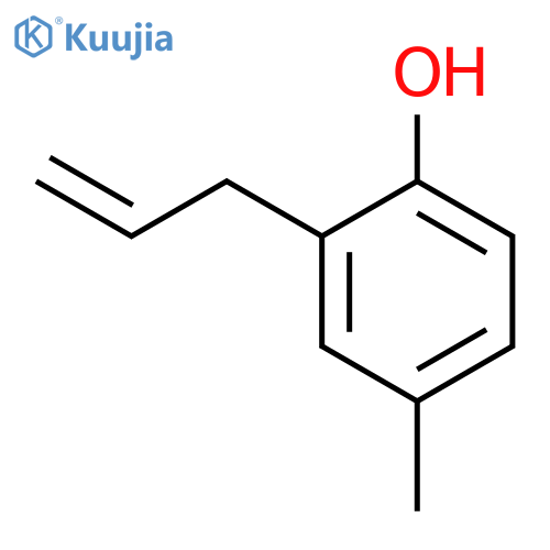 2-allyl-4-methylphenol structure