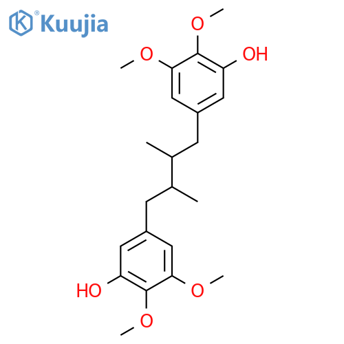5-[(2R,3S)-4-(3-hydroxy-4,5-dimethoxyphenyl)-2,3-dimethylbutyl]-2,3-dimethoxyphenol structure