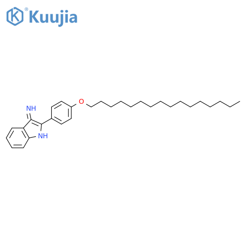 3H-INDOL-3-IMINE, 2-[4-(HEXADECYLOXY)PHENYL]- structure