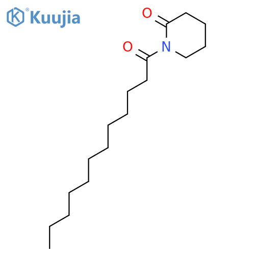 2-Piperidinone, 1-(1-oxododecyl)- structure