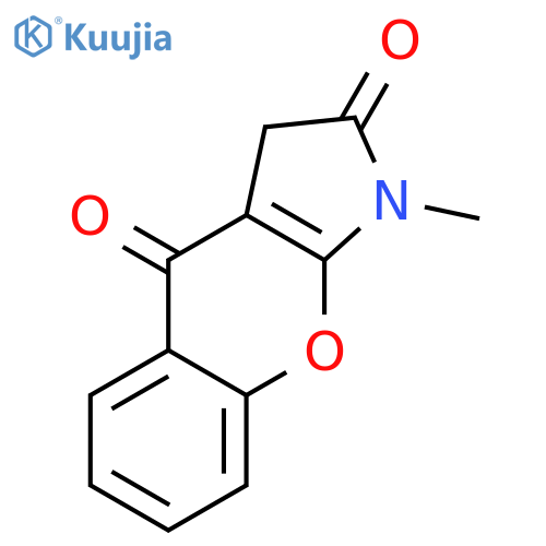 [1]BENZOPYRANO[2,3-B]PYRROLE-2,4-DIONE, 1,3-DIHYDRO-1-METHYL- structure