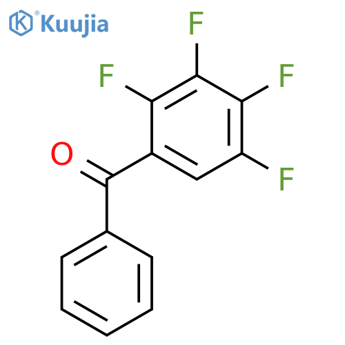 Methanone, phenyl(2,3,4,5-tetrafluorophenyl)- structure