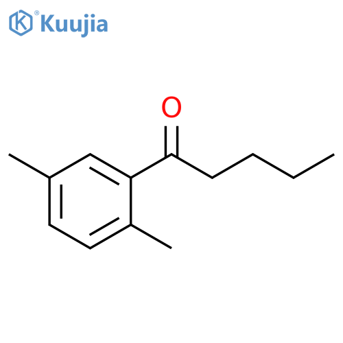 1-PENTANONE, 1-(2,5-DIMETHYLPHENYL)- structure