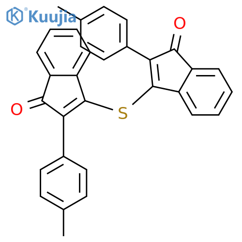 1H-INDEN-1-ONE, 3,3'-THIOBIS[2-(4-METHYLPHENYL)- structure