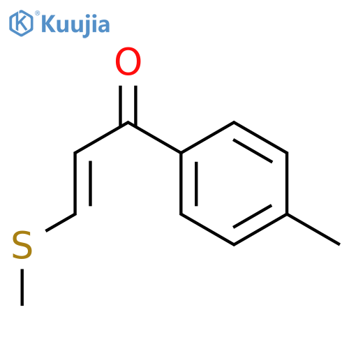 2-Propen-1-one, 1-(4-methylphenyl)-3-(methylthio)- structure