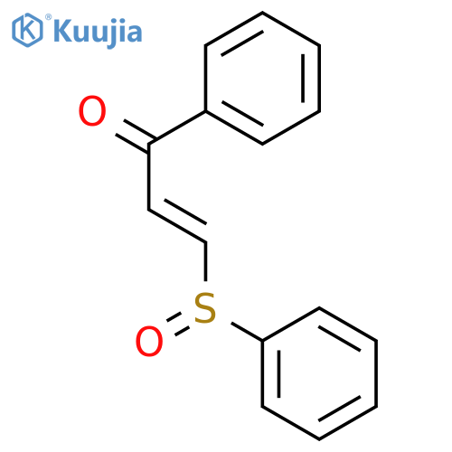 3-(Benzenesulfinyl)-1-phenylprop-2-en-1-one structure