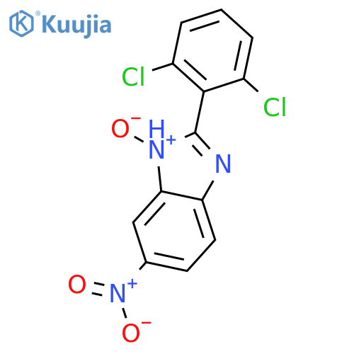 1H-Benzimidazole, 2-(2,6-dichlorophenyl)-5-nitro-, 3-oxide structure