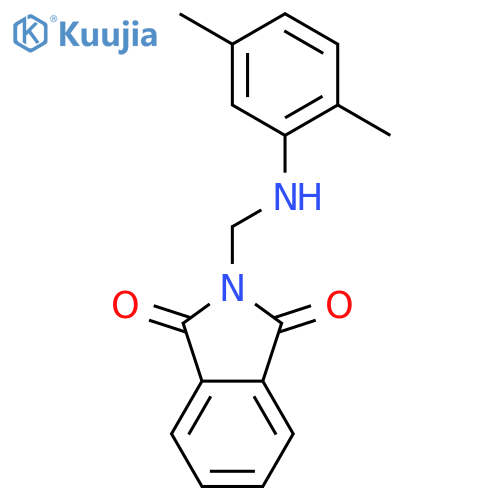 2-[(2,5-dimethylanilino)methyl]isoindole-1,3-dione structure