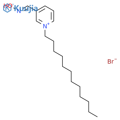 PYRIDINIUM, 1-DODECYL-3-[(HYDROXYIMINO)METHYL]-, BROMIDE structure