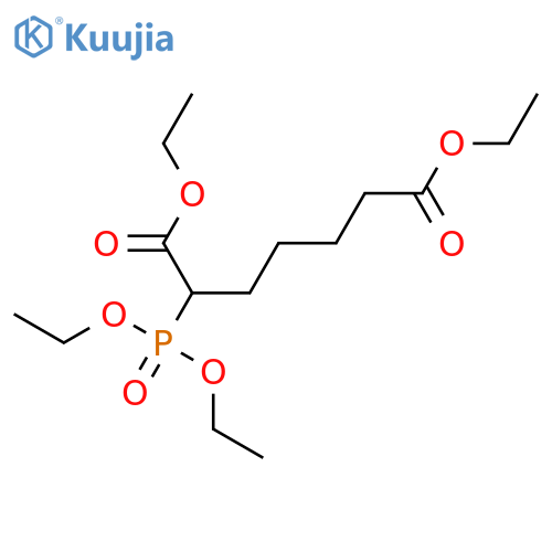 HEPTANEDIOIC ACID, 2-(DIETHOXYPHOSPHINYL)-, DIETHYL ESTER structure