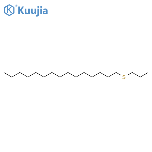 PENTADECANE, 1-(PROPYLTHIO)- structure