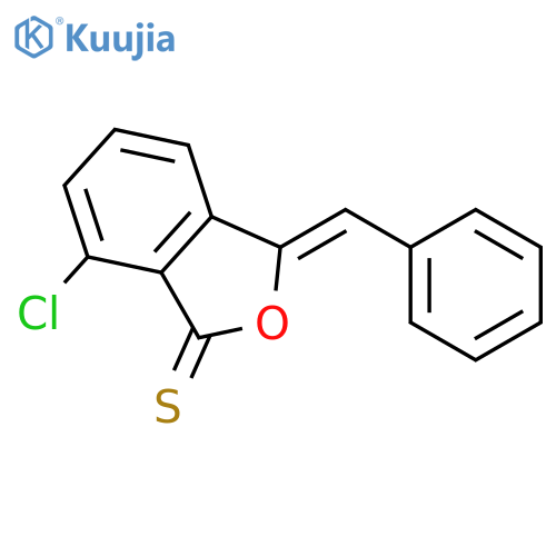 1(3H)-Isobenzofuranthione, 7-chloro-3-(phenylmethylene)- structure
