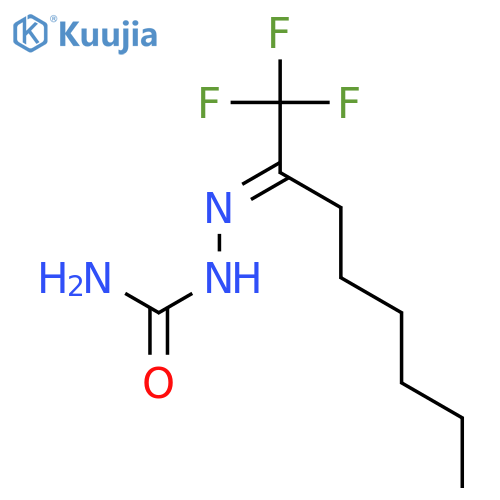 HYDRAZINECARBOXAMIDE, 2-[1-(TRIFLUOROMETHYL)HEPTYLIDENE]- structure