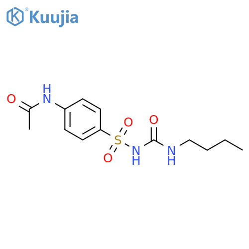 Acetylcarbutamide structure