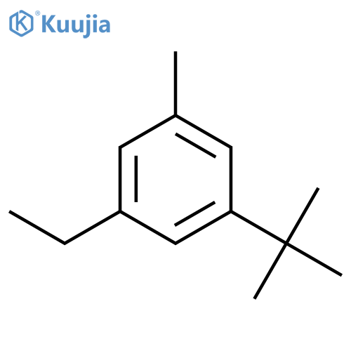 Benzene,1-(1,1-dimethylethyl)-3-ethyl-5-methyl- structure