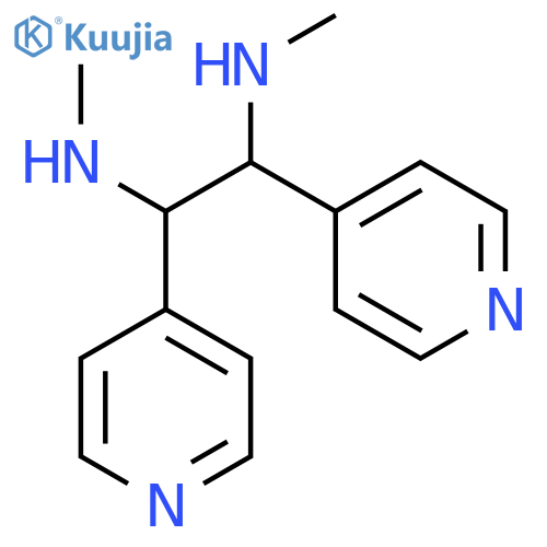 Methyl2-(methylamino)-1,2-bis(pyridin-4-yl)ethylamine structure