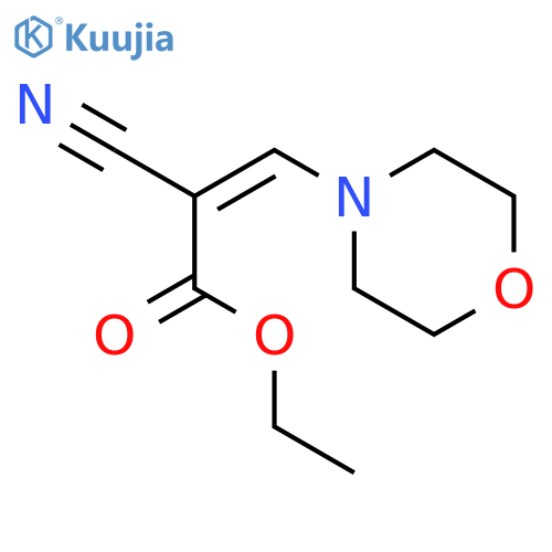 Ethyl 2-cyano-3-morpholin-4-ylprop-2-enoate structure