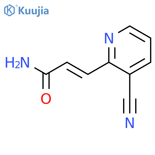 2-Propenamide, 3-(3-cyano-2-pyridinyl)-, (E)- structure
