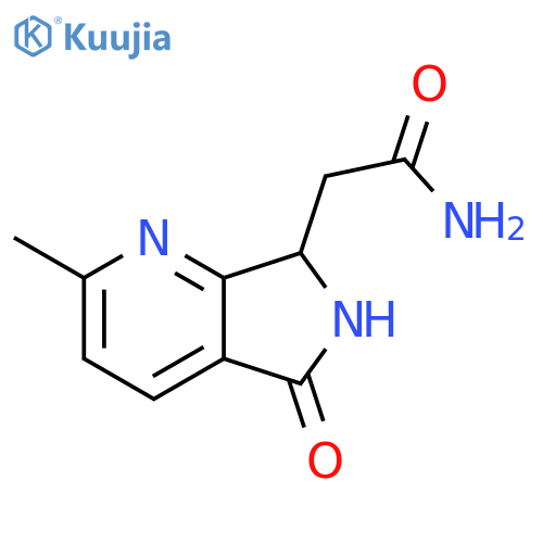 6,7-dihydro-2-methyl-5-oxo-5H-Pyrrolo[3,4-b]pyridine-7-acetamide structure