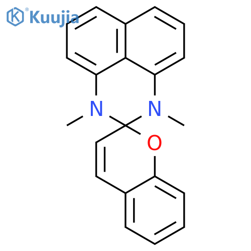 SPIRO[2H-1-BENZOPYRAN-2,2'(3'H)-[1H]PERIMIDINE], 1',3'-DIMETHYL- structure