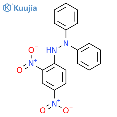 Hydrazine,2-(2,4-dinitrophenyl)-1,1-diphenyl- structure