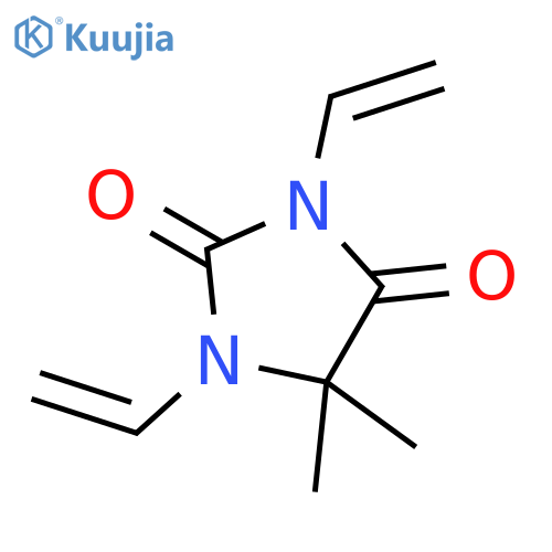 2,4-Imidazolidinedione, 1,3-diethenyl-5,5-dimethyl- structure