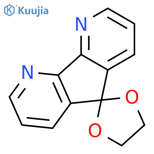 SPIRO[5H-CYCLOPENTA[2,1-B:3,4-B']DIPYRIDINE-5,2'-[1,3]DIOXOLANE] structure