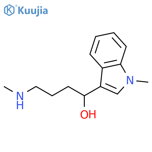 1H-Indole-3-methanol, 1-methyl-α-[3-(methylamino)propyl]- structure