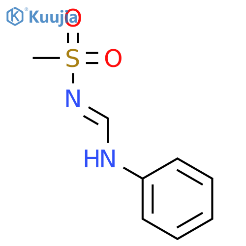 METHANESULFONAMIDE, N-[(PHENYLAMINO)METHYLENE]- structure