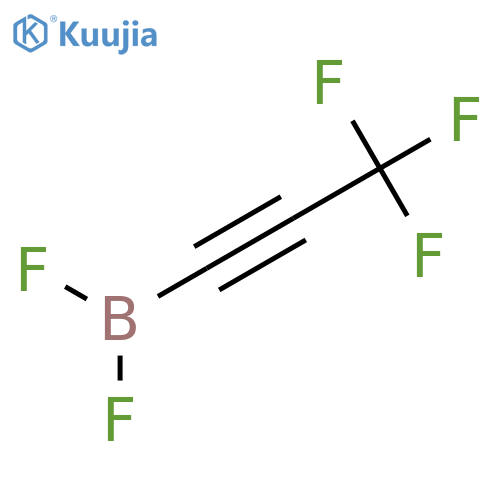 Borane, difluoro(3,3,3-trifluoro-1-propynyl)- structure