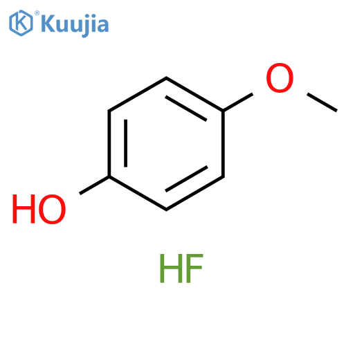 Hydrofluoric acid, compd. with 4-methoxyphenol (1:1) structure