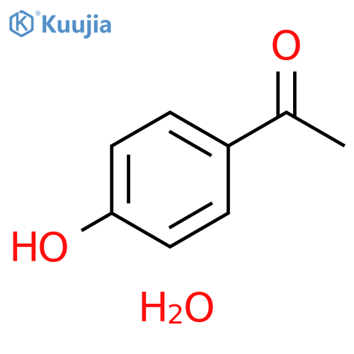 Ethanone, 1-(4-hydroxyphenyl)-, monohydrate structure