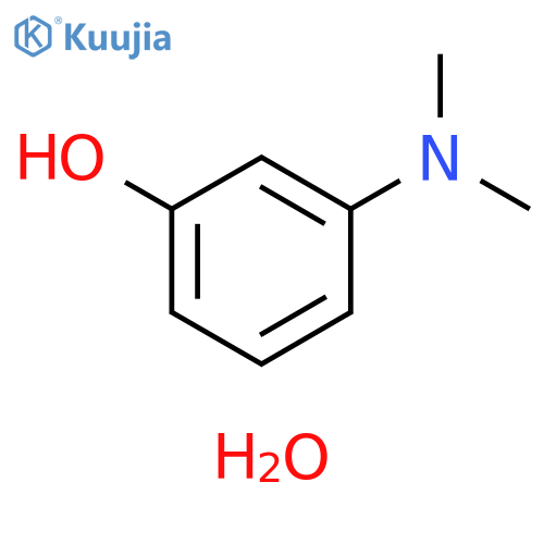 Phenol, 3-(dimethylamino)-, monohydrate structure