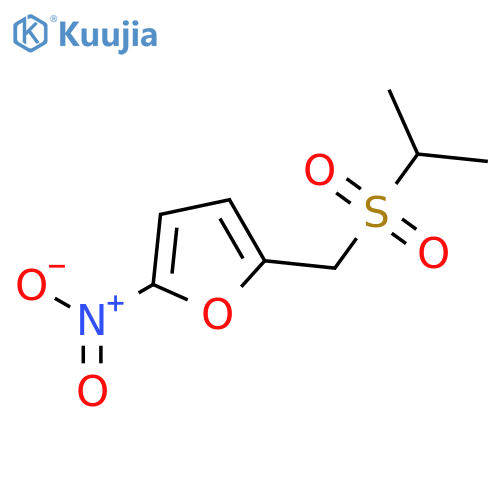 FURAN, 2-[[(1-METHYLETHYL)SULFONYL]METHYL]-5-NITRO- structure