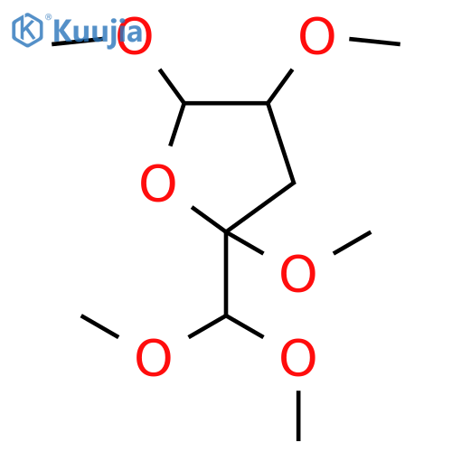 Furan, 2-(dimethoxymethyl)tetrahydro-2,4,5-trimethoxy- structure