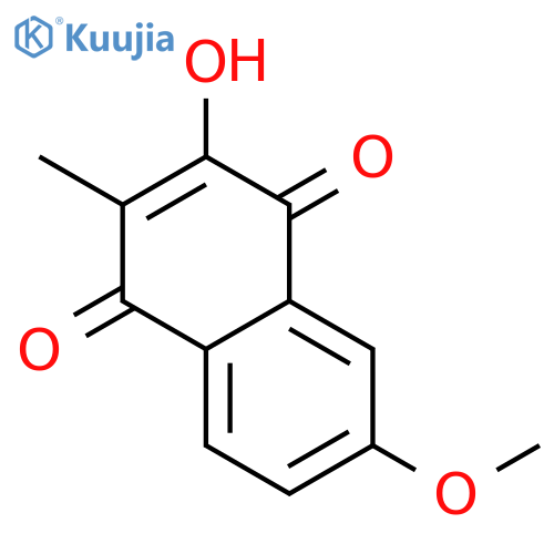 1,4-Naphthoquinone, 3-hydroxy-6-methoxy-2-methyl- (5CI) structure