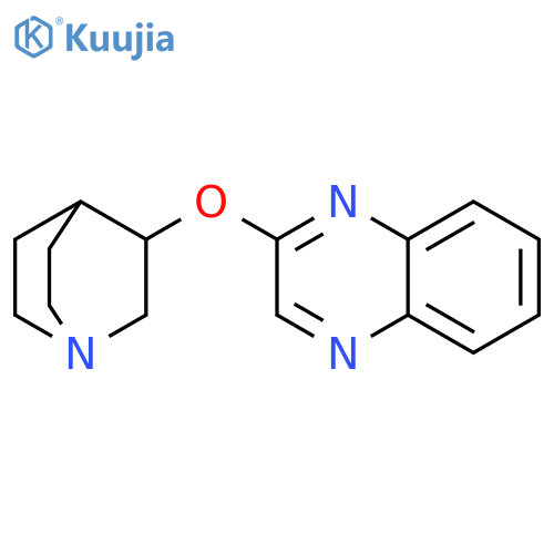 Quinoxaline, 2-(1-azabicyclo[2.2.2]oct-3-yloxy)- structure