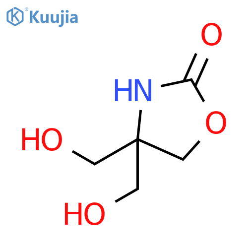 4,4-bis(hydroxymethyl)-1,3-oxazolidin-2-one structure