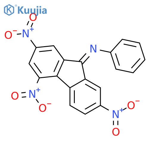 2,4,7-trinitro-n-phenyl-fluoren-9-imine structure