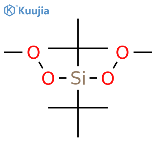 Silane, bis(1,1-dimethylethyl)bis(methyldioxy)- structure