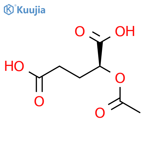 Pentanedioic acid, 2-(acetyloxy)-, (S)- structure