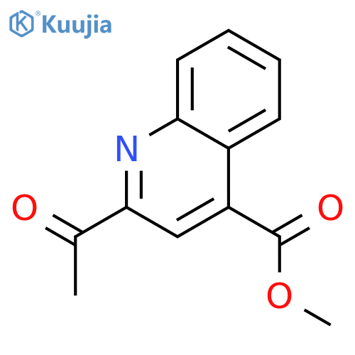 methyl 2-acetylquinoline-4-carboxylate structure