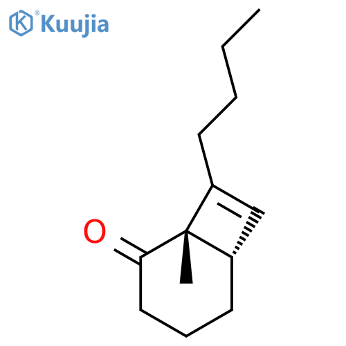 Bicyclo[4.2.0]oct-7-en-2-one, 8-butyl-1-methyl-, cis- structure