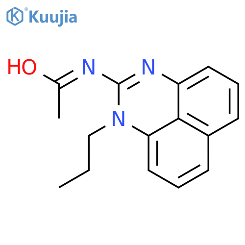ETHANIMIDIC ACID, N-(1-PROPYL-1H-PERIMIDIN-2-YL)- structure