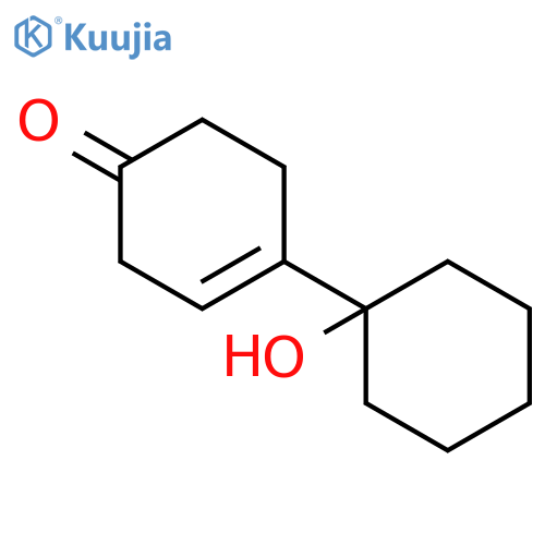 3-CYCLOHEXEN-1-ONE, 4-(1-HYDROXYCYCLOHEXYL)- structure